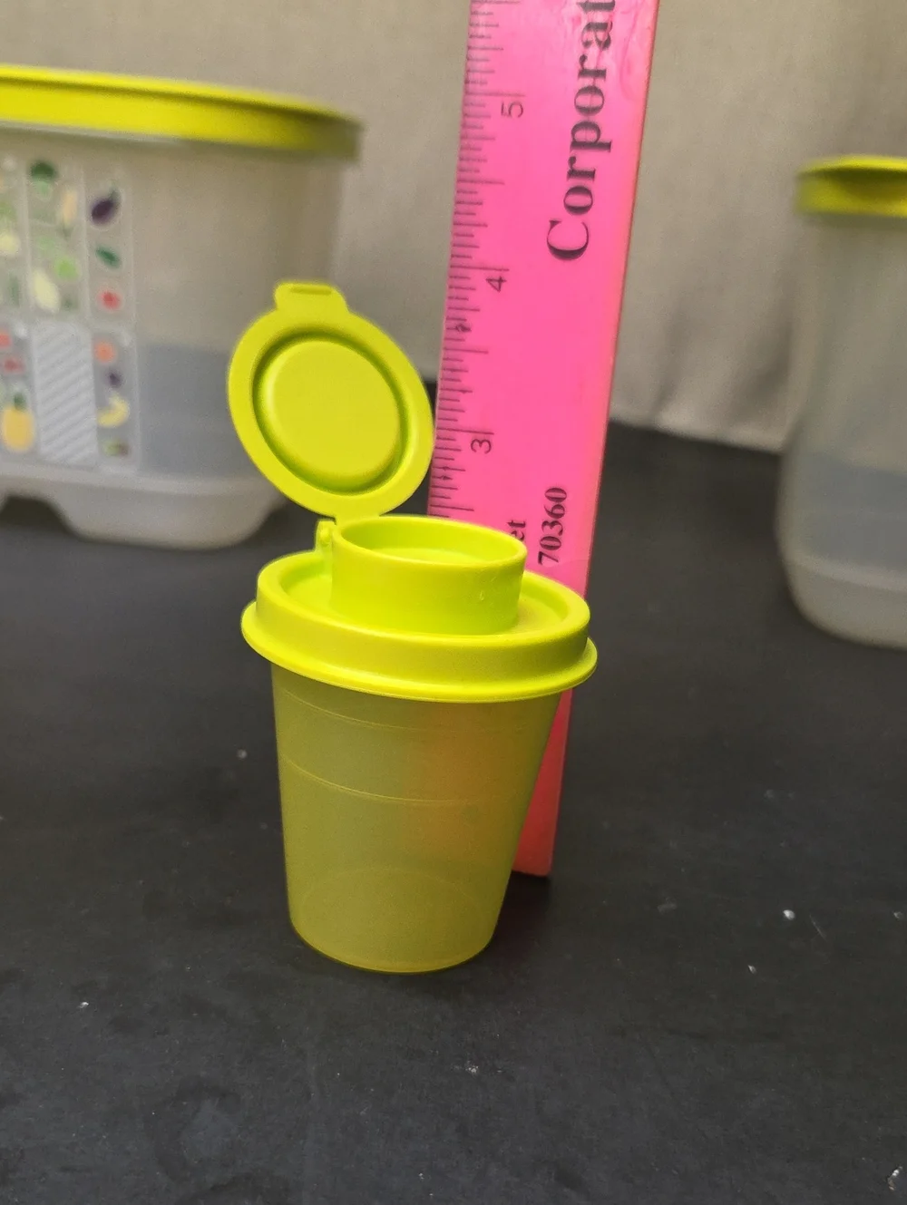 Tupperware Fridge Smart‎ Small Deep Container ,  Cracker Storage, Shaker.
